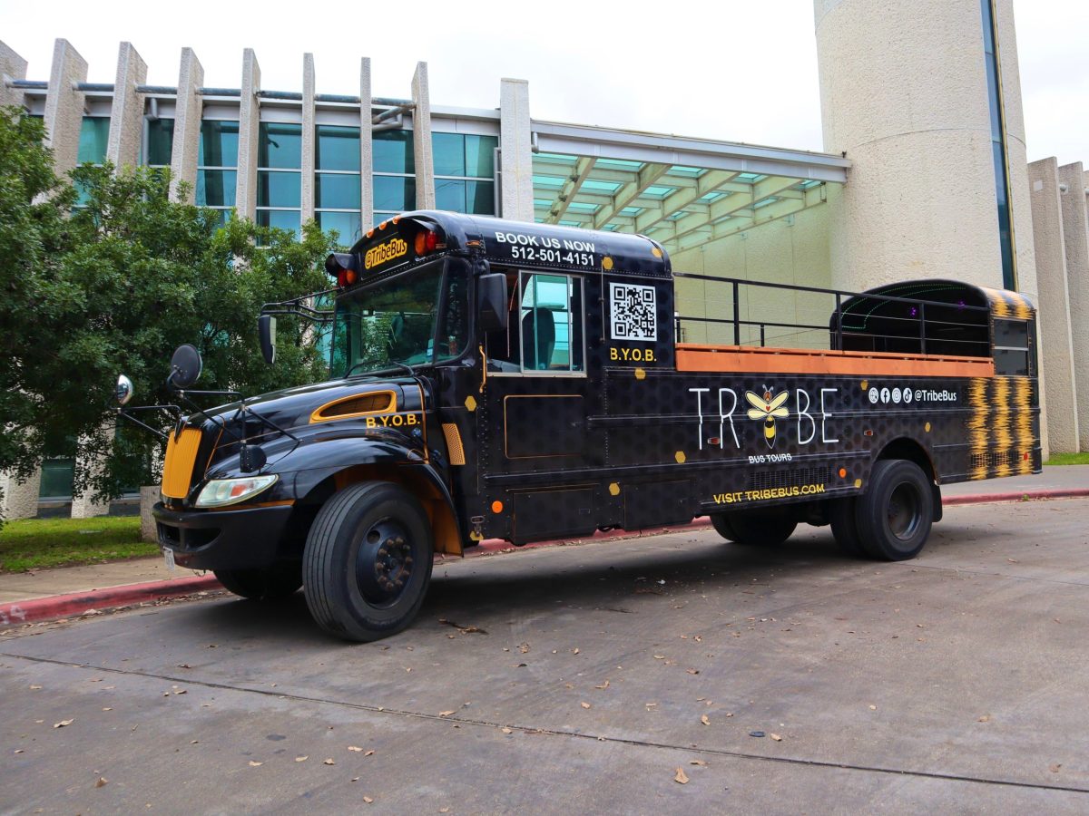 a truck that is driving down the road