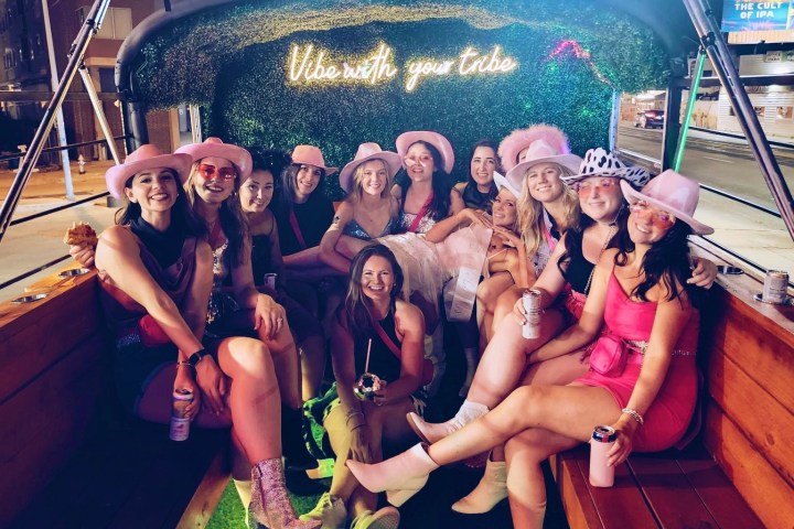 a group of people posing for the camera