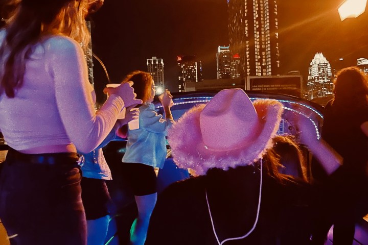 a group of people standing on a stage