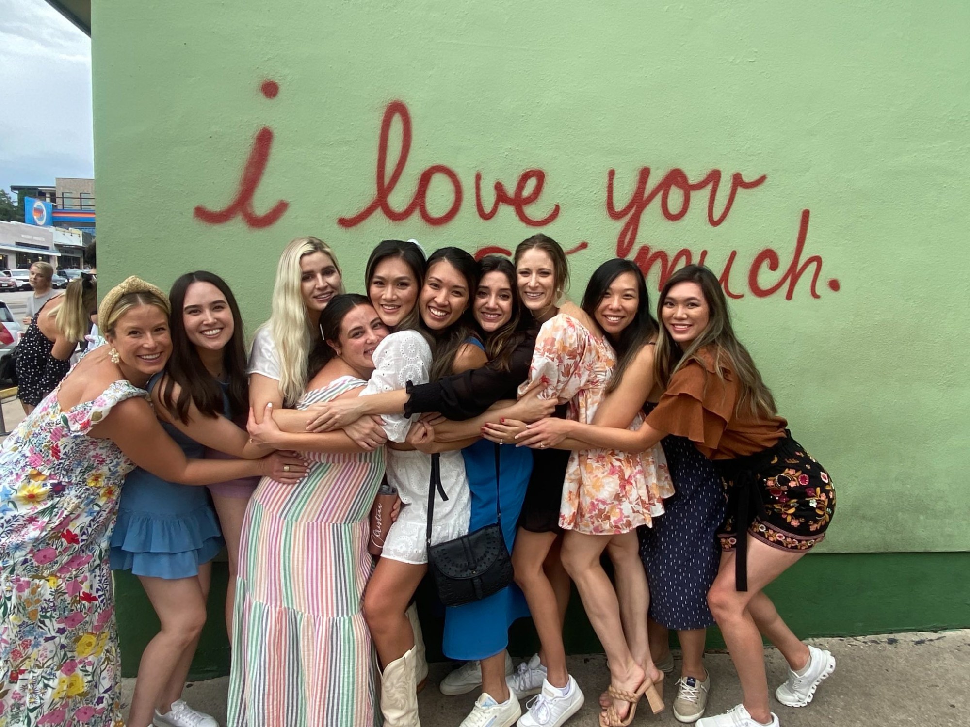 a group of people posing for a photo