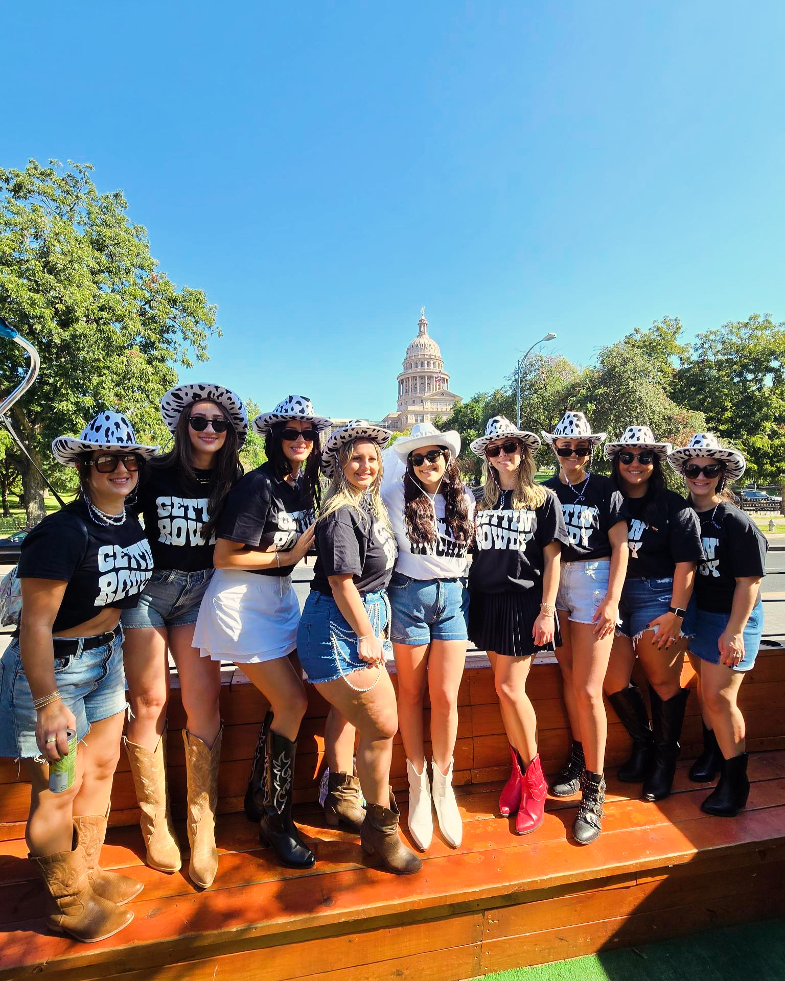 a group of people posing for a picture
